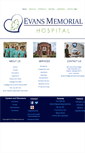 Mobile Screenshot of evansmemorialhospital.org